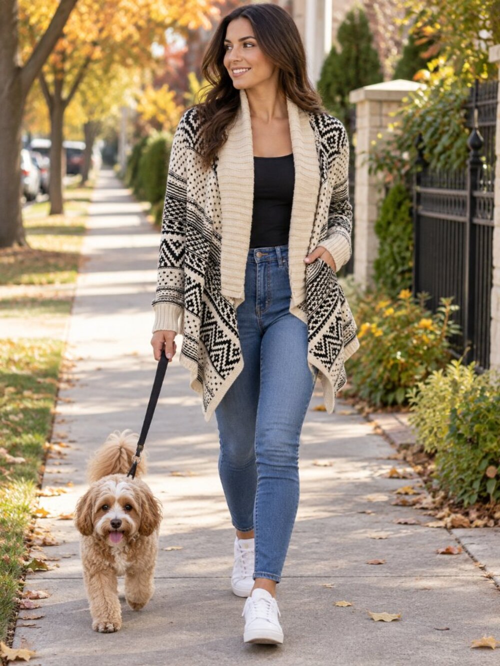 Lulumari Open-Front Shawl Cardigan - M/L